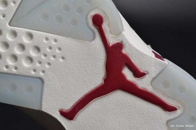 1st Kicks Maroon Jordan Retro Air 384664-116 white 6 0713